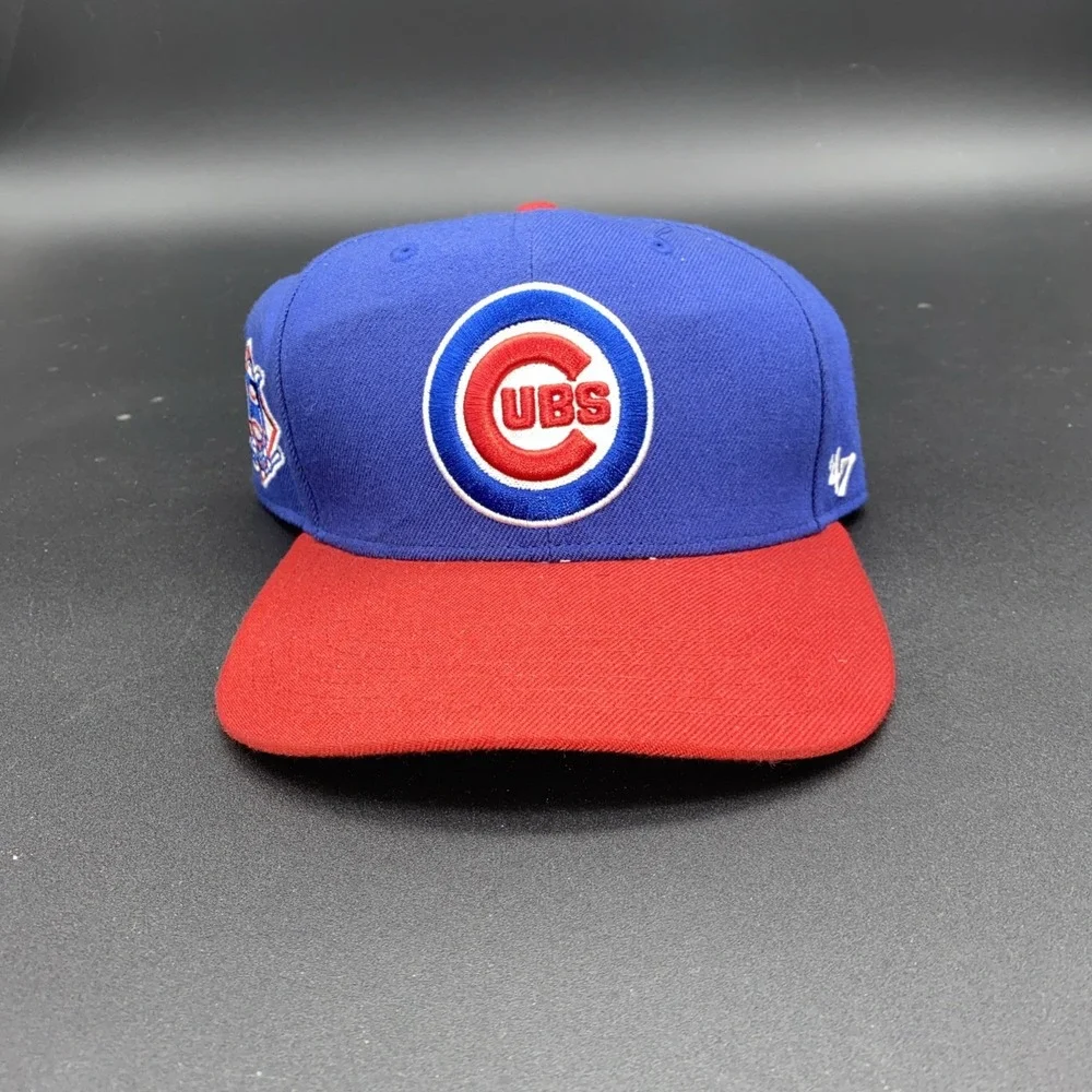Chicago Cubs Hat Lot.   Fitted 7 1/8‎ Wool Cap Allover ++2 More Cubs Hats